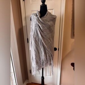 Maurices Soft Gray Knit Wrap